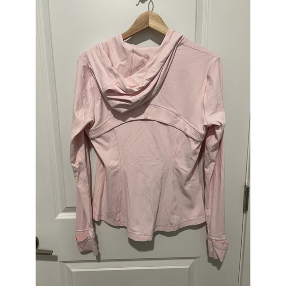 Lululemon Hooded Define Full Zip Jacket Strawberry Milkshake Size 12 Yoga Pilate - Picture 4 of 6